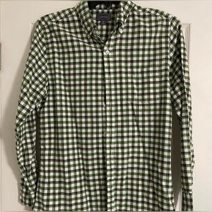 Saddlebred Mens medium button up long sleeve shirt